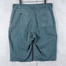 画像2: 〜50's The Cleveland Overall Co. カットオフ コットンワークパンツ W31 (2)