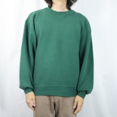 画像2: 90's RUSSELL ATHLETIC USA製 前V 無地スウェット L (2)
