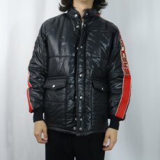 画像2: 70〜80's REDLINE 中綿入り ナイロンレーシングジャケット BLACK S (2)