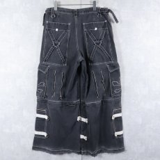 画像2: TRIPP NYC ボンテージカーゴパンツ BLACK M (2)