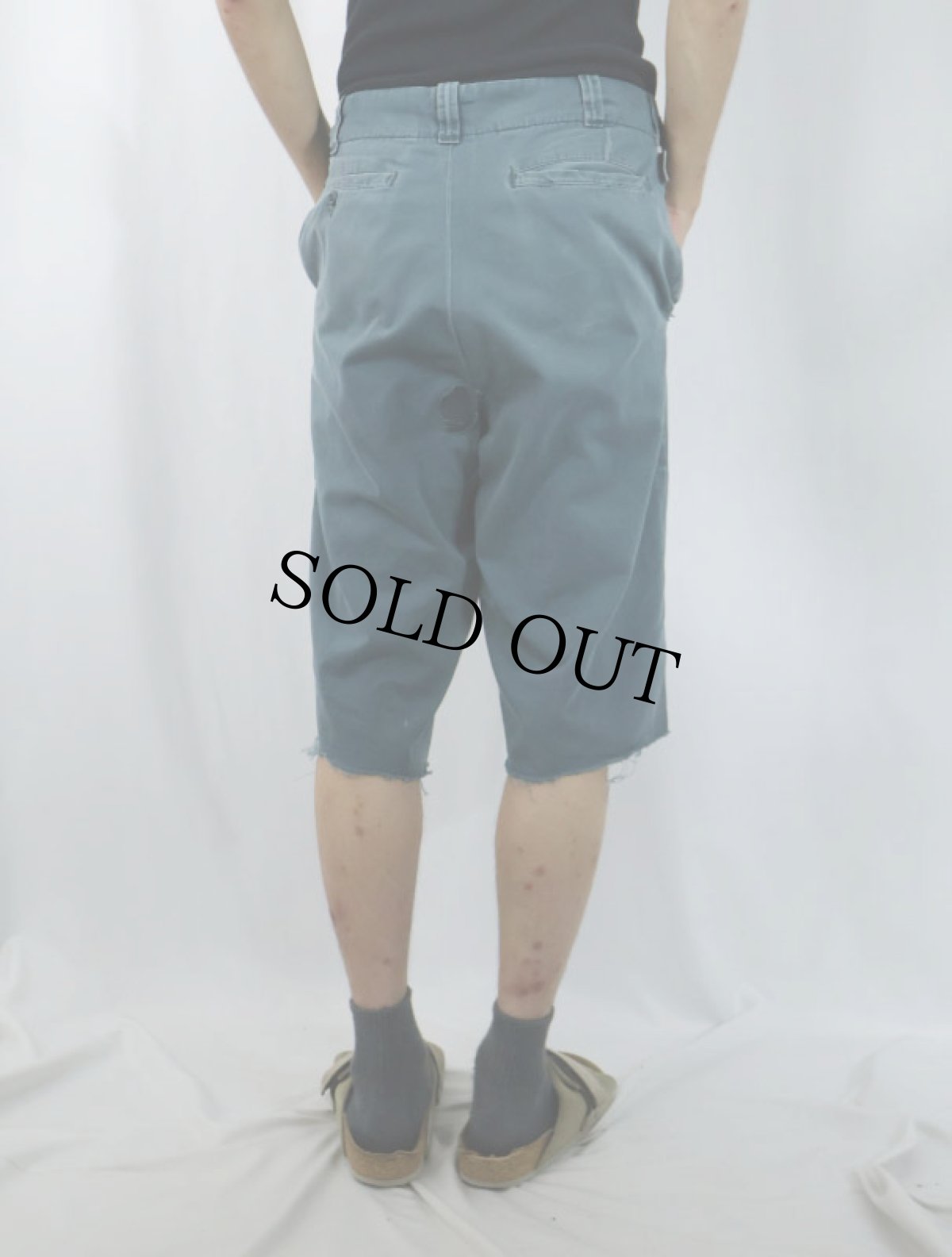画像4: 〜50's The Cleveland Overall Co. カットオフ コットンワークパンツ W31 (4)