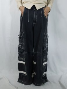 画像3: TRIPP NYC ボンテージカーゴパンツ BLACK M (3)