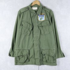 画像1: 60's U.S.ARMY ワッペン付き ジャングルファティーグジャケット 2nd REGULAR-MEDIUM (1)