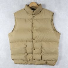 画像1: 80's L.L.Bean USA製 ナイロンダウンベスト L (1)