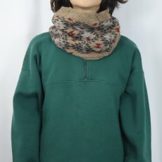 画像2: KAPITAL ネイティブ柄 ニットネックウォーマー (2)