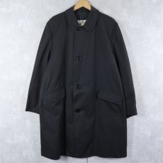 画像1: 60〜70's Aquascutum ENGLAND製 バルマカーンコート BLACK (1)