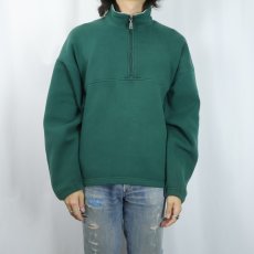 画像2: 90's RUSSELL ATHLETIC USA製 ハーフジップスウェット M (2)