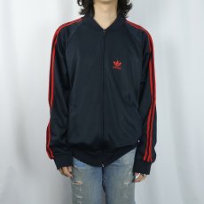 画像2: 80's adidas USA製 トラックジャケット BLACK XL (2)