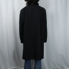 画像3: 60〜70's Aquascutum ENGLAND製 バルマカーンコート BLACK (3)