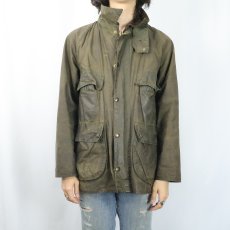 画像4: 90's Barbour ENGLAND製 "BEDALE" オイルドジャケット 3ワラント (4)