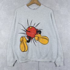 画像1: 90's Mickey & Co. "MICKEY MOUSE" キャラクタープリントスウェット (1)