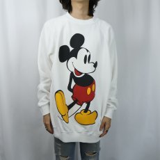 画像2: 90's USA製 "MICKEY MOUSE" キャラクタープリントスウェット 4XL (2)