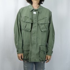 画像2: 60's U.S.ARMY ジャングルファティーグジャケット 3rd MEDIUM-REGULAR (2)