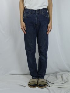 画像2: 60〜70's LEVI'S 606 BIGE 黒タブ デニムパンツ W30 (2)