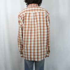 画像3: 2013SS Patagonia チェック柄 ナイロン×ポリエステル シャツ XL (3)