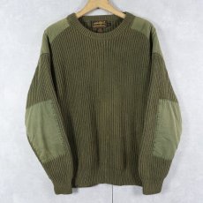 画像1: 90's Eddie Bauer コットンニット コマンドセーター L (1)