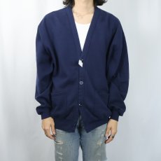 画像2: JERZEES スウェットカーディガン NAVY ONESIZE (2)