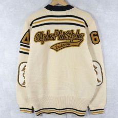 画像2: 50's Albion Knit レタードニットセーター (2)