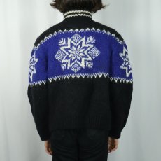 画像3: POLO Ralph タートルネック ウールニットセーター XXL (3)