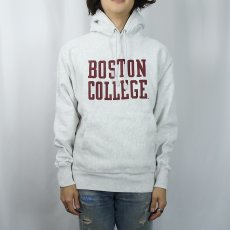 画像2: Champion REVERSE WEAVE "BOSTON COLLEGE" スウェットフーディー M (2)