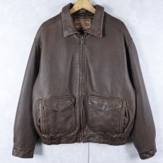 画像1: SONOMA JEAN COMPANY A-2 TYPE レザージャケット L (1)