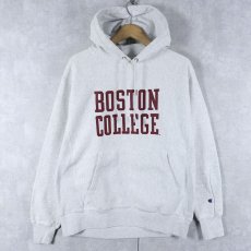 画像1: Champion REVERSE WEAVE "BOSTON COLLEGE" スウェットフーディー M (1)