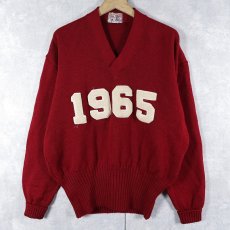 画像1: 60's The Cincinnati Athletic Goods レタードニットセーター (1)