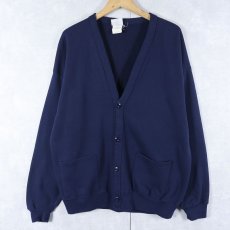 画像1: JERZEES スウェットカーディガン NAVY ONESIZE (1)
