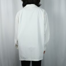 画像3: レースアップ コットンプルオーバーシャツ XL (3)