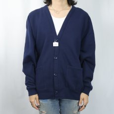 画像2: JERZEES スウェットカーディガン NAVY ONESIZE (2)