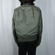 画像3: 80's U.S.AIR FORCE CWU-36/P "TYPE B" フライトジャケット LARGE (3)