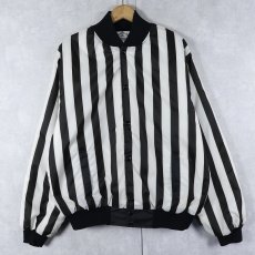 画像1: 90's CLIF KEEN ATHLETIC USA製 中綿入り ナイロンレフェリージャケット L (1)