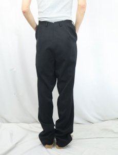 画像3: Brooks Brothers USA製 2タック ウールスラックス BLACK W31 (3)