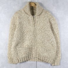 画像1: 〜70's カウチンニットジャケット (1)