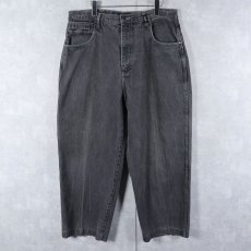画像1: 90's〜 Sean John ブラックデニムペインターパンツ W37 (1)