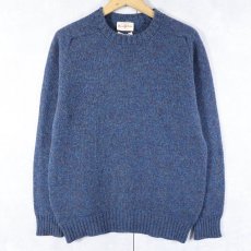 画像1: 60's Alan Paine ミックスカラー ウールニットセーター SIZE40 (1)