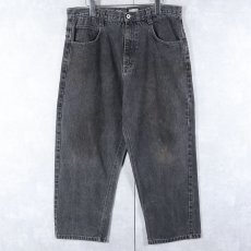 画像1: 90's SOUTH POLE ブラックデニムパンツ W37 (1)