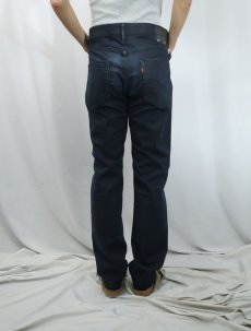 画像3: Levi's 511 スリムテーパード ストレッチブラックデニムパンツ W35 (3)
