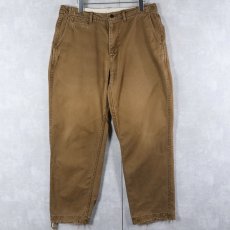 画像1: POLO Ralph Lauren コットンチノトラウザーズ W34 (1)