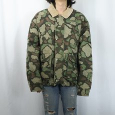 画像2: 80〜90's PENDLETON USA製 カモ柄 中綿入り ウールジャケット XL (2)