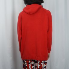 画像3: 90's GAP コットンニットフーディー S (3)