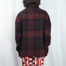 画像3: 60's PENDLETON チェック柄 ウールジャケット XL (3)