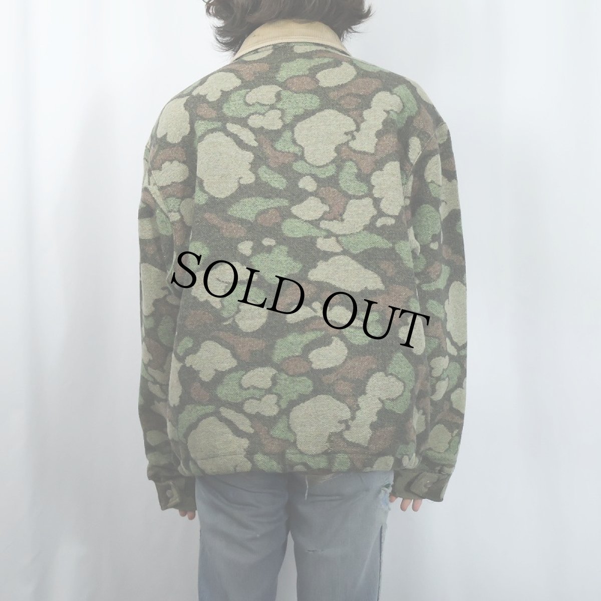 画像3: 80〜90's PENDLETON USA製 カモ柄 中綿入り ウールジャケット XL (3)