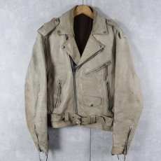 画像1: 〜90's ダブルライダースジャケット SIZE40 (1)