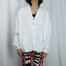 画像2: JERZEES スウェットカーディガン XL (2)