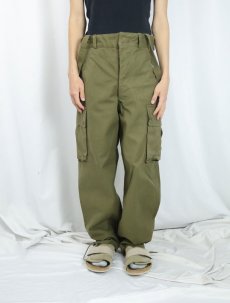 画像2: 〜50's FRENCH ARMY M-47 パラシュートパンツ W32 (2)