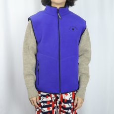 画像2: 90's BLACK DIAMOND USA製 ロゴ刺繍 フリースベスト L (2)