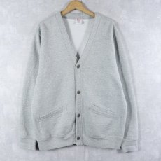 画像1: J.CREW スウェットカーディガン L (1)