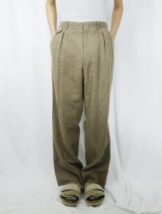 画像2: 80's POLO Ralph Lauren ウールスラックス W36 (2)