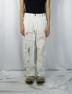 画像2: Dickies ペンキペイント コットンペインターパンツ W29 (2)